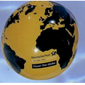 Inflatable Globe Ball - Yellow/ Black / 20"